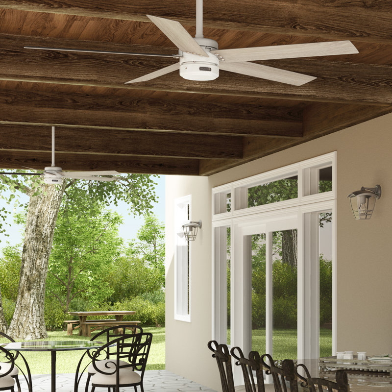 52" Burton 5-Blade Standard Ceiling Fan with Wall Control