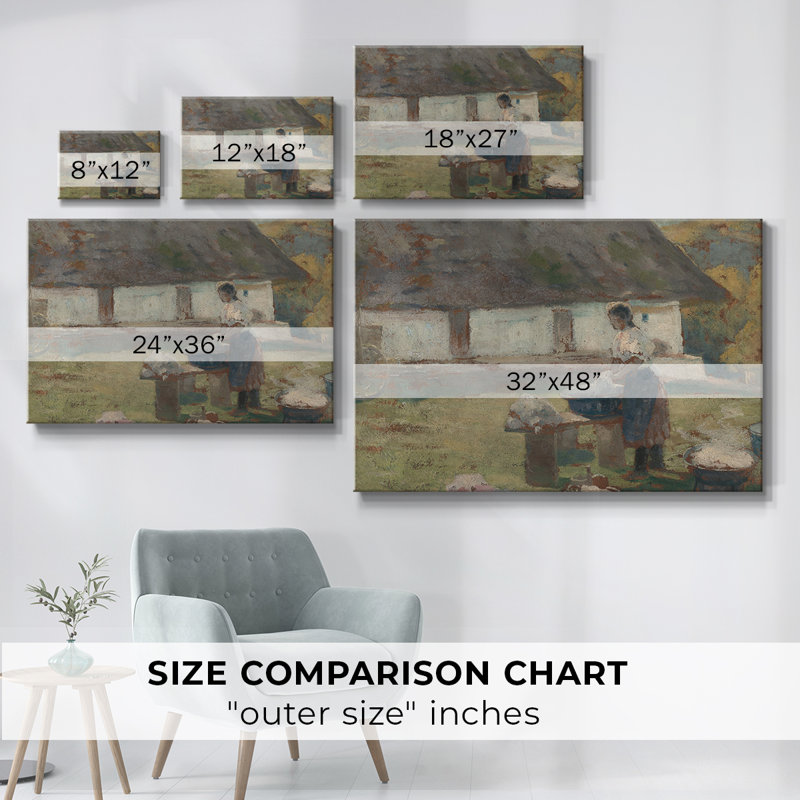 "Vintage Landscape - CCCCLV", reproduction d'art sur toile, H 9 po x l 13 po