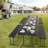 Coffee Colour Patio Folding Table Rectangular-2088339085