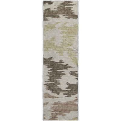 Premium Machine Washable Lisse Chocolate Rug