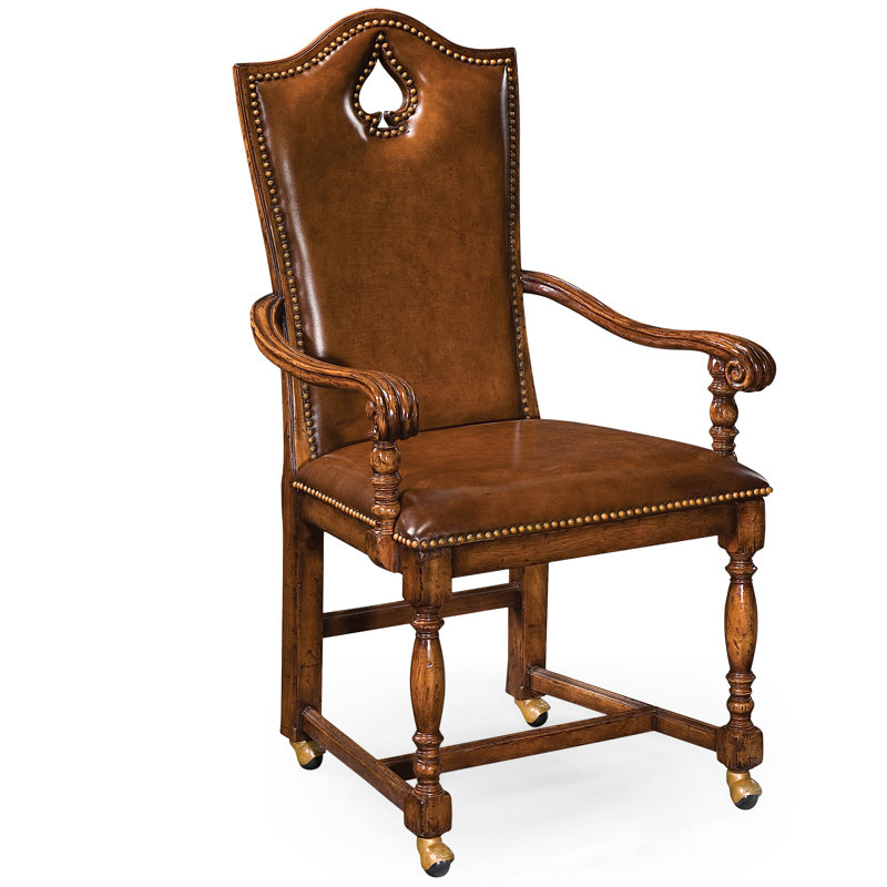 Country Farmhouse Leather Armchair