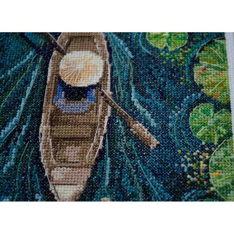 Cross-stitch kit - One in a canoe AH-170