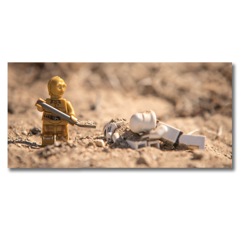 Those Were The Droids! Print, Aluminum