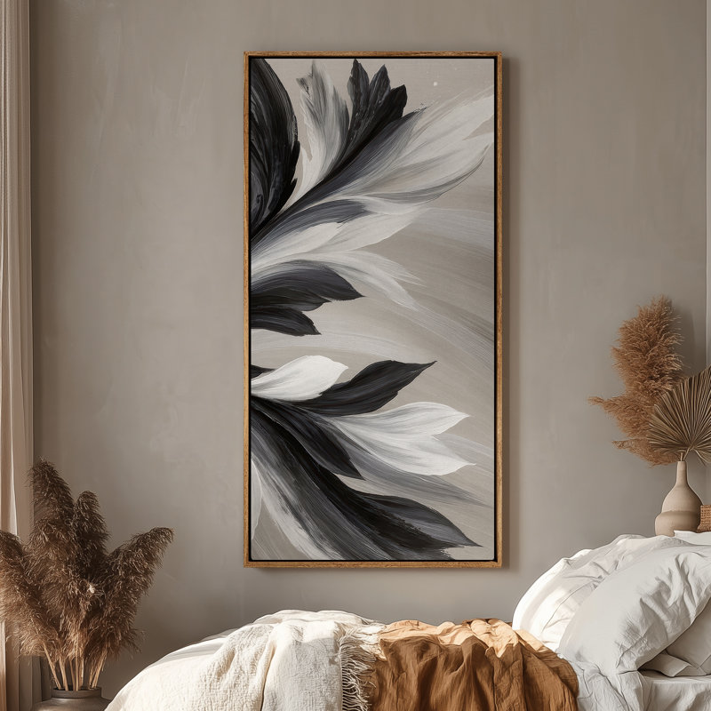 Très grand art mural sur toile encadré - impressions murales rétro pour chambre à coucher, Naturel