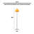 Ambient Lighting Glass Dome Standing Lamp