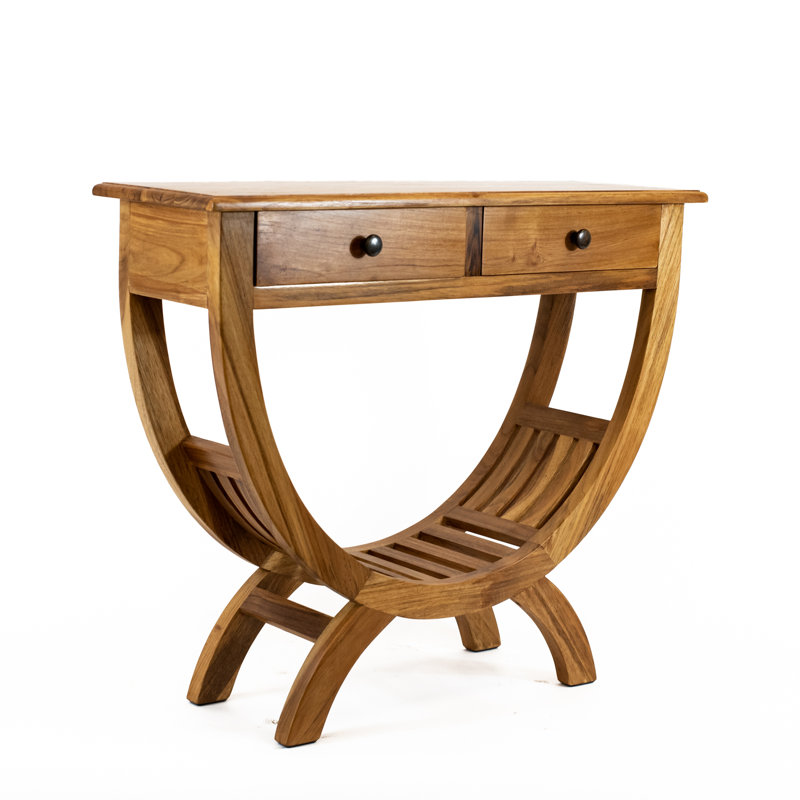 Lukats Solid Wood Console Table, 75" H x 90" W x 30" D