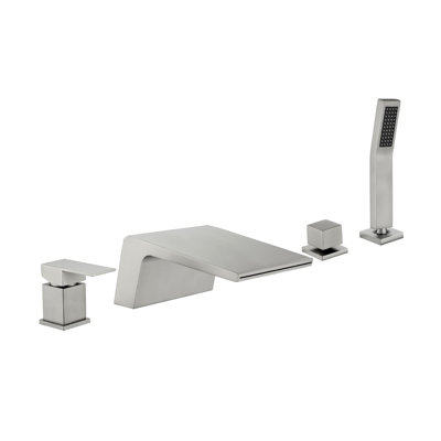 1 Handle Bathroom Waterfall Faucet with Diverter