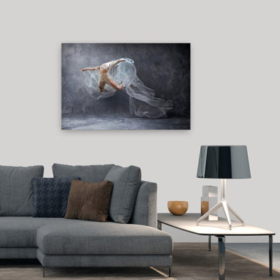 «Floating plastique danseuse abstraite», impression murale délicate
