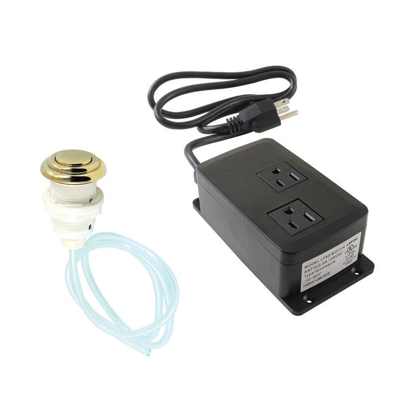 Kingston Brass Gourmetier Dual Outlet Garbage Disposal Air Switch Kit