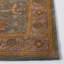 Tapis bleu / beige en laine / coton / latex touffeté à la main Cranmore-19260674