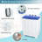 4.1 Cubic Feet Cu. Ft. High Efficiency Portable Washer & Dryer Combo-114193494