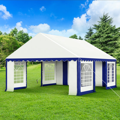 Tanvika 16 Ft. W x 20 Ft. D Canopy Tent With 3 Side Walls Heavy Duty Party Tents For Parties