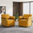 Upholstered Swivel Barrel Chair-567675410
