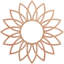 Médaillon de plafond 24 "x 24" x 8 3/8 "x P 3/8" Daisy-59356313-59356307