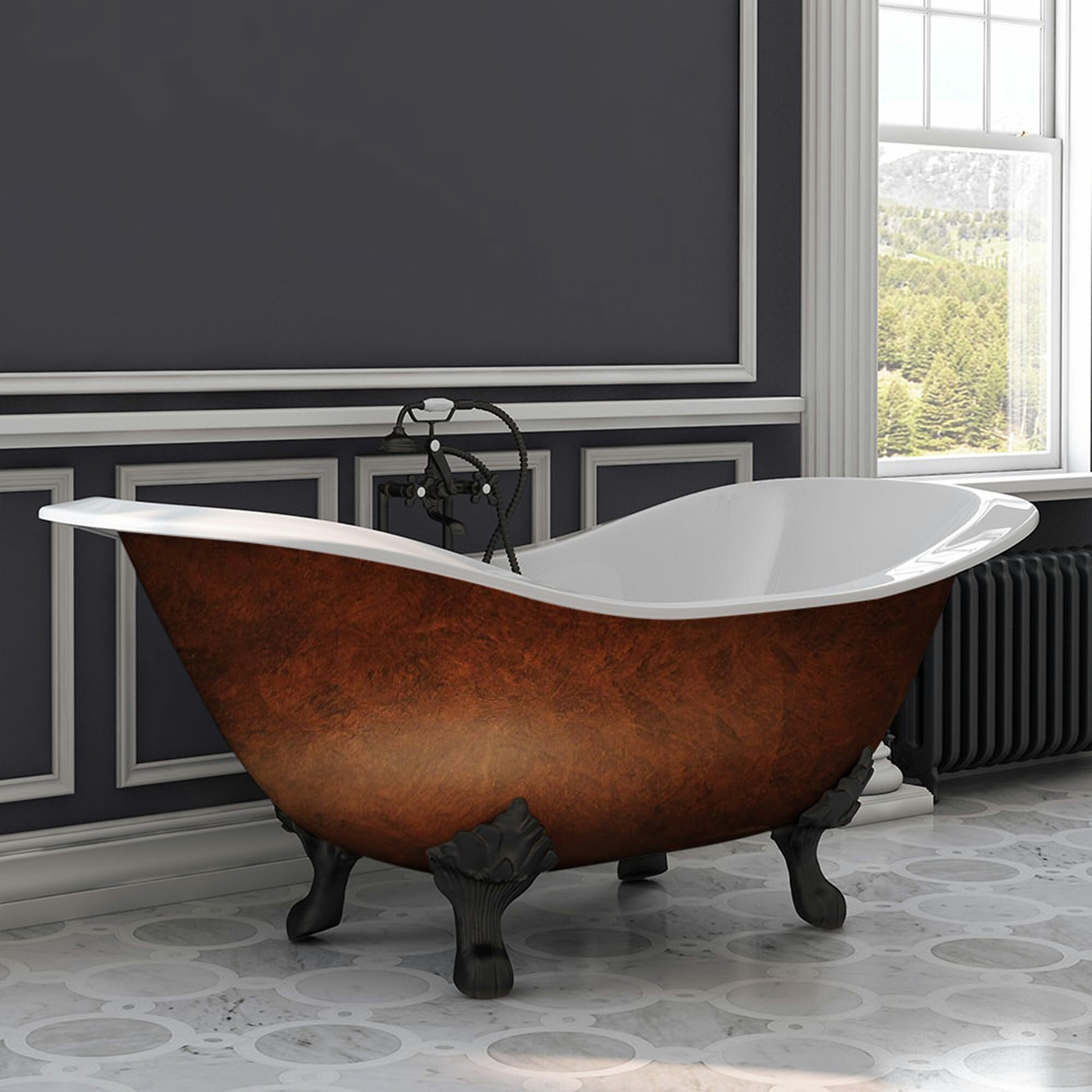 Iron tub best sale