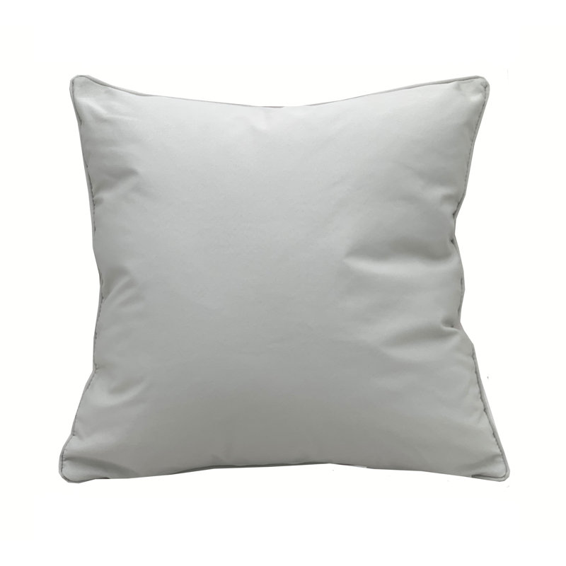 Embroidered Outdoor Throw Pillow