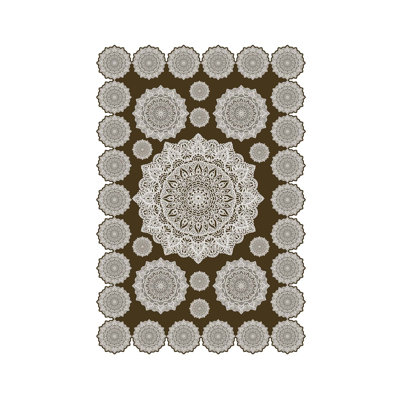 Premium 3D Printed Area Rug, 5.2 x 7.5 Feet, 100% Polyester, 650 g/m² | Antibacterial, Non-Slip PVC Dot Underside, Machine Washable | Ideal for Living Room, Bedroom & Home Decor, Soft Pile Height: 0.3 Inches