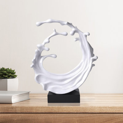 Statue en résine pour décoration intérieure - 1 pièce, parfaite pour la chambre à coucher, le bureau ou le bureau