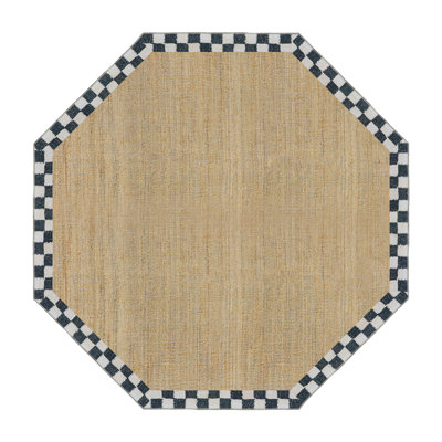 Naturals Check Washable Rug