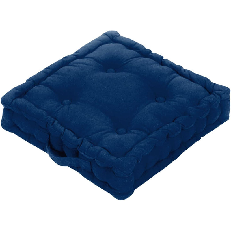 Samyo 45x45+10cm Box Cushion Seat Cushion, Navy