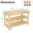 6 Pair Shoe Storage Bench, 3-Tier Shoes Rack-1751238175