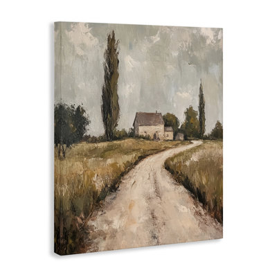 Painterly Quiet Country Canvas, conception de Petal Prints Design
