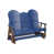 Pacific Blue Top/Antique Mahogany Base