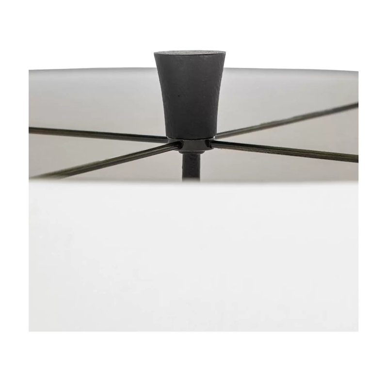 Charta Floor Lamp, Plaster Black