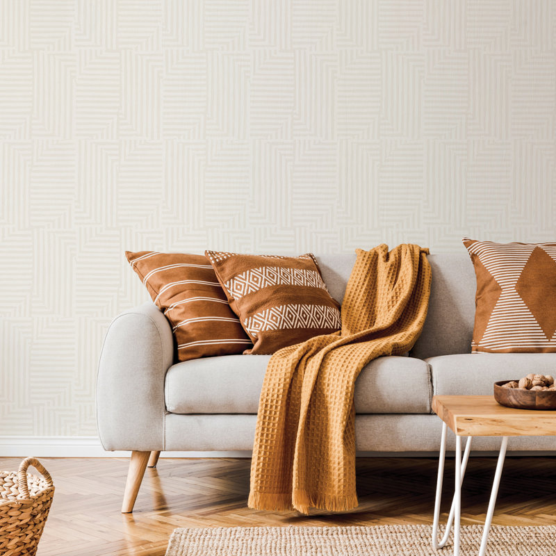 Bernadete 16.5' L x 20.5" W Peel and Stick Wallpaper Roll