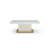 Cantres Glass Top Single Coffee Table