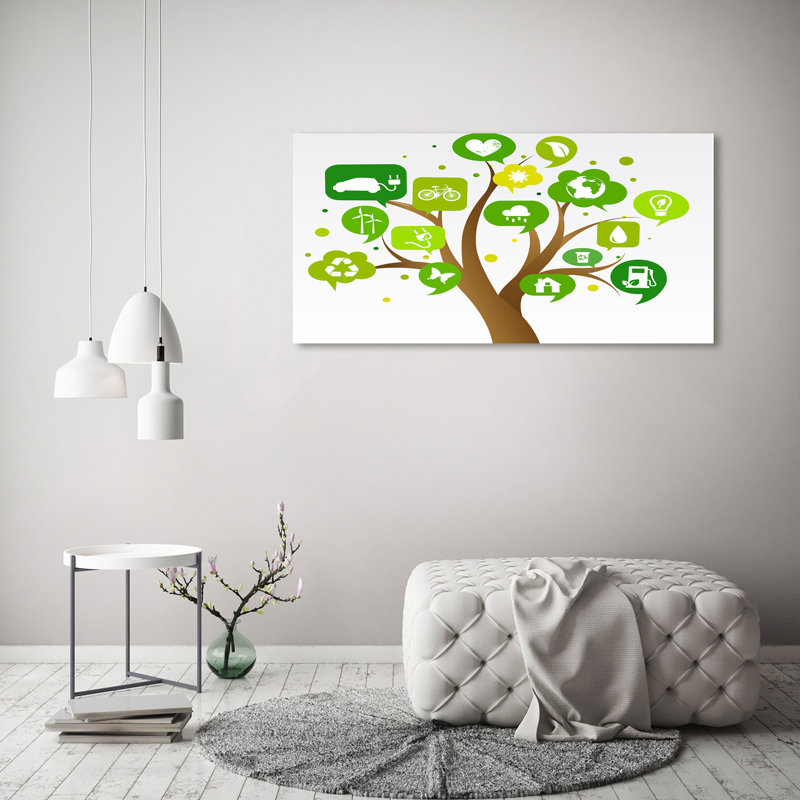Ecological Tree - Wrapped Canvas Print