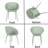 2-Pack Modern Lounge Chairs - Indoor/Outdoor All-Weather PP Plastic, Lightweight & Stackable For Patio, Beach, Living Room?-28878278