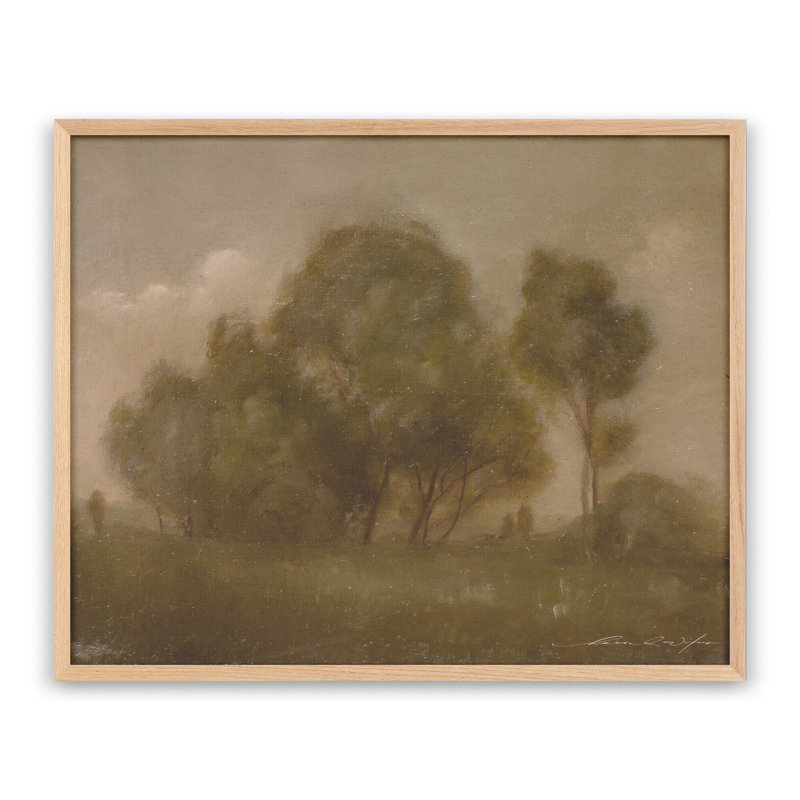 Heart of Heaven #2 by Hannah Winters, Light Brown, 19.5" H x 24" W x 1.5" D