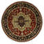 Kassam Oriental Area Rug in Red