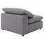Fauteuil d'appoint rembourré en tissu Grey Boucle