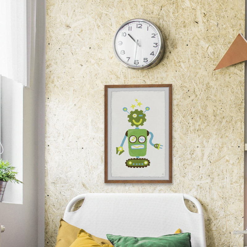 «I Am a Robot» par Francine, reproduction d'art sur papier, H 36 po x l 24 po x P 1,5 po