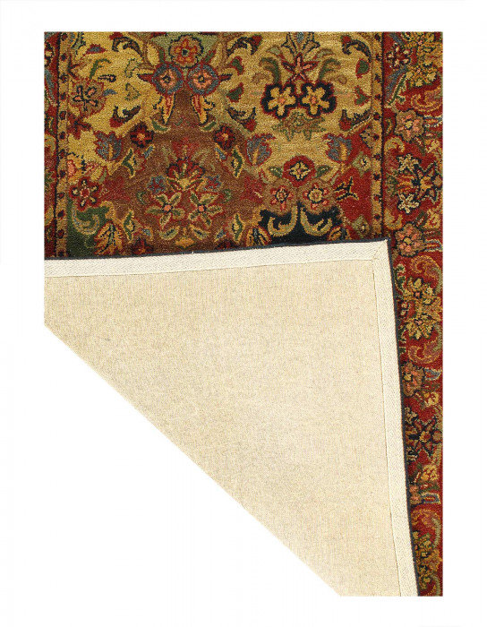 Tapis en laine d'agneau unique de 3 pi 7 po x 5 pi 7 po Ibette