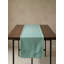 Tropical Teal Herringbone Bay Indoor Outdoor Table Runner 14x72