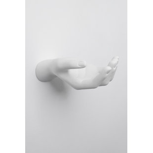 Female Hand Out Wall Mounted Hook - 7.5" long