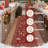 Christmas Runner Rug Red Runner Rug Suitable for Hallways, Kitchen Rugs Non-Slip, Washable Entrance Rug Soft Christmas Tree Santa Claus-117177244