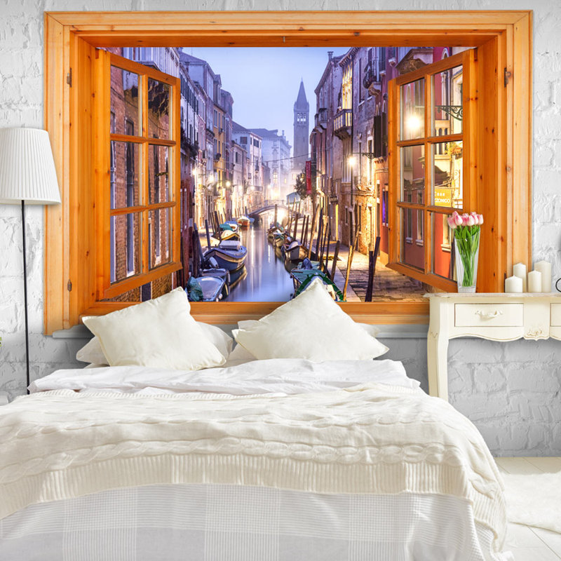 Venice View Semi-Gloss Paste the Wall Mural, 300 cm x 210 cm