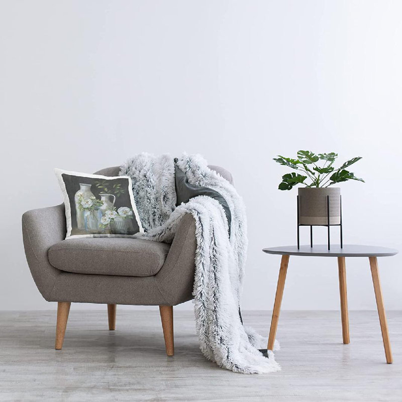 Polyester Throw Square Pillow Cover & Insert