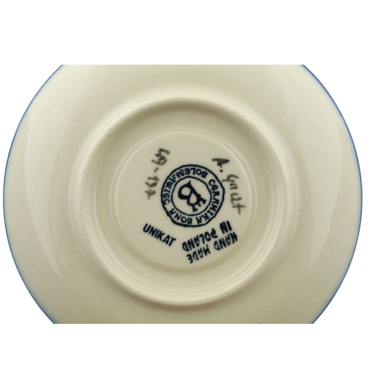Soucoupe en céramique polonaise 6 po
