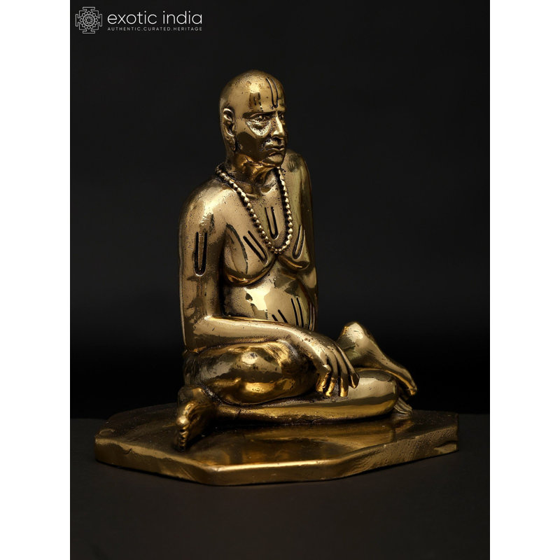 Small Shri Swami Samarth Maharaj Brass Statue
