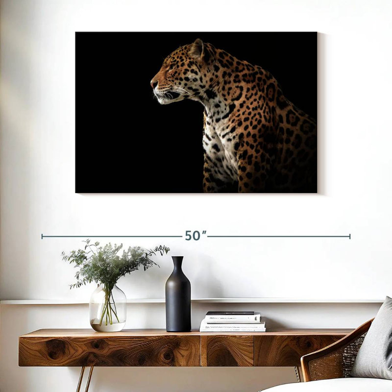 Jaguar de minuit Brampt, H 26 po x l 39 po