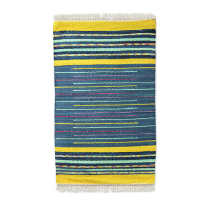 Knupp Cotton Abstract Indoor Rug
