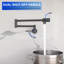 Robinet remplisseur de pot - Robinet d'évier de cuisine mural pliant extensible avec un trou et deux poignées-121210036