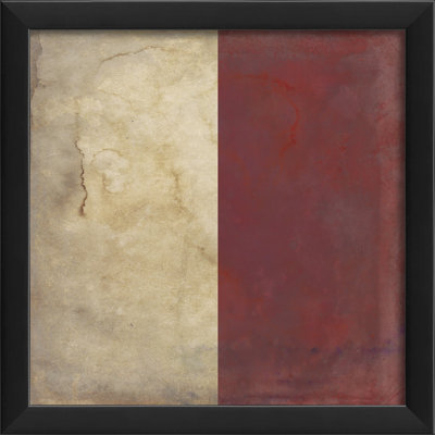 "h" , impression encadrée Signal Flag