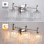 Luminaire de coiffeuse élégant en forme de cristal carré - cadre en fer durable, lumières,-765398690-766158774