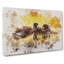 Elephants At Sunset Watercolour - Wrapped Canvas-64079280